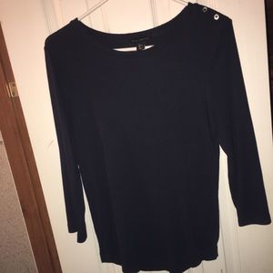 Navy Blue sweater by Willi Smith